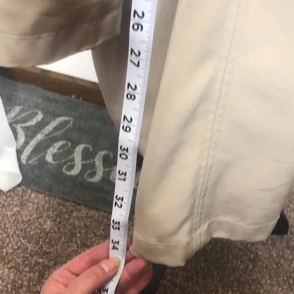 Regent park tan button up trench coat size large - Picture 7 of 9